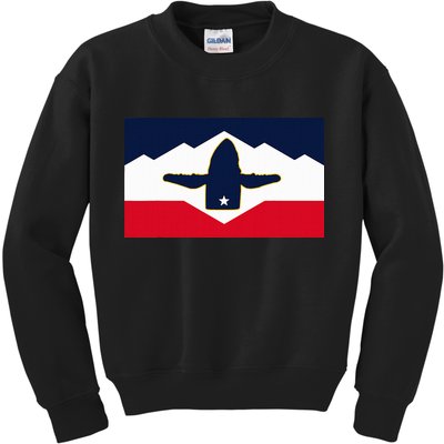 All Hail The Whale New Utah Flag Salt Lake City Slc Design Kids Sweatshirt