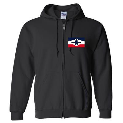 All Hail The Whale New Utah Flag Salt Lake City Slc Design Full Zip Hoodie