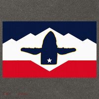 All Hail The Whale New Utah Flag Salt Lake City Slc Design Cotton Canvas Backpack