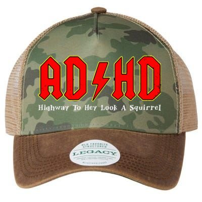 Adhd Highway To... Hey Look A Squirrel Squirrels Animals Legacy Tie Dye Trucker Hat