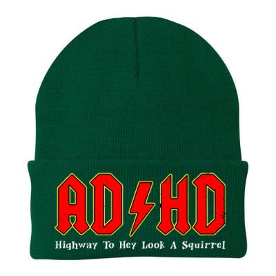 Adhd Highway To... Hey Look A Squirrel Squirrels Animals Knit Cap Winter Beanie