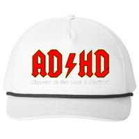 Adhd Highway To... Hey Look A Squirrel Squirrels Animals Snapback Five-Panel Rope Hat