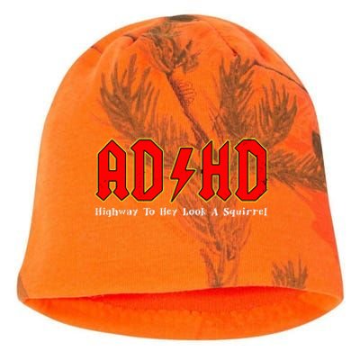 Adhd Highway To... Hey Look A Squirrel Squirrels Animals Kati - Camo Knit Beanie