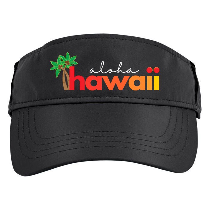 Aloha Hawaii Tropical Vacation Adult Drive Performance Visor