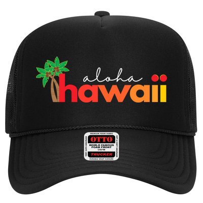 Aloha Hawaii Tropical Vacation Trucker Hat