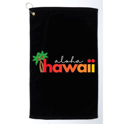 Aloha Hawaii Tropical Vacation Golf Towel