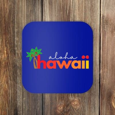 Aloha Hawaii Tropical Vacation Coaster