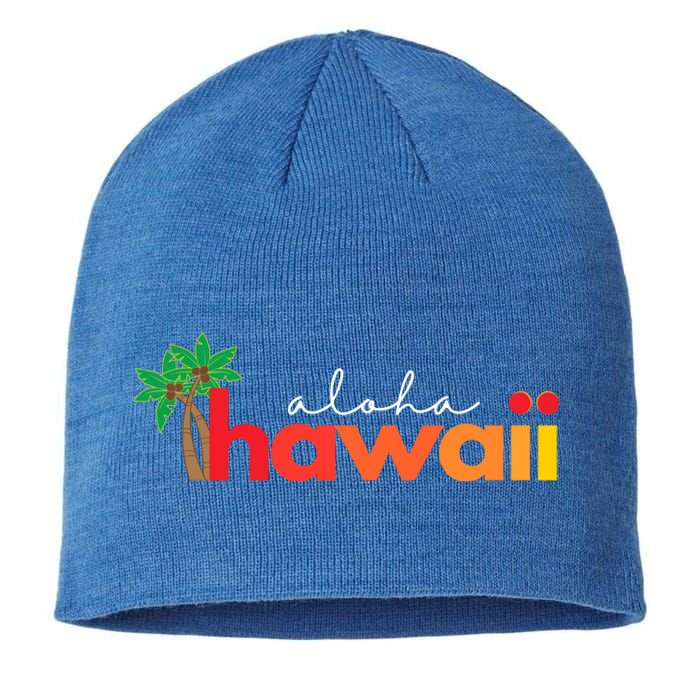 Aloha Hawaii Tropical Vacation Sustainable Beanie