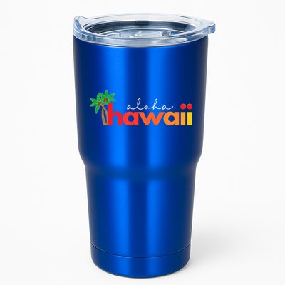 Aloha Hawaii Tropical Vacation Tumbler