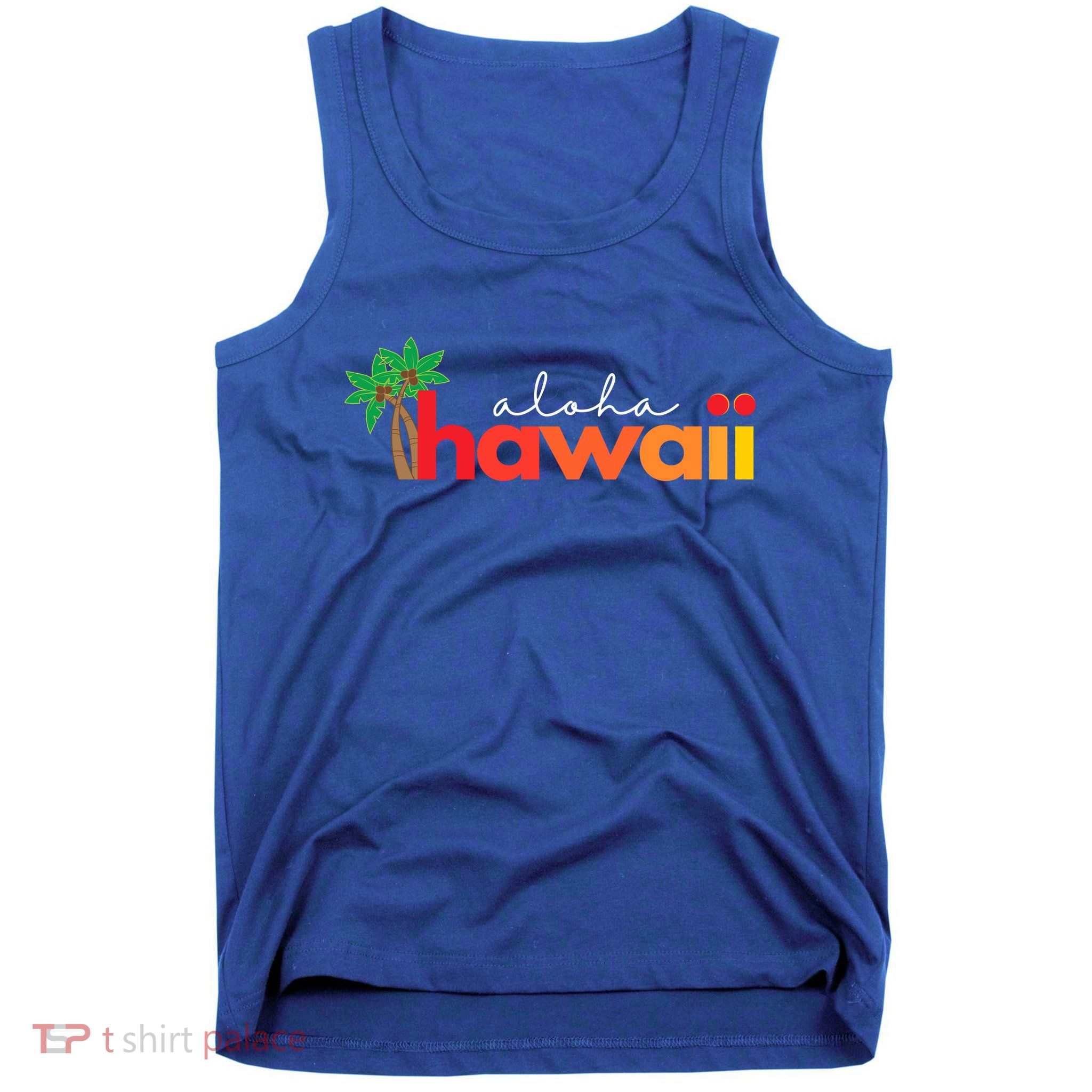 Aloha Hawaii Tropical Vacation Tank Top