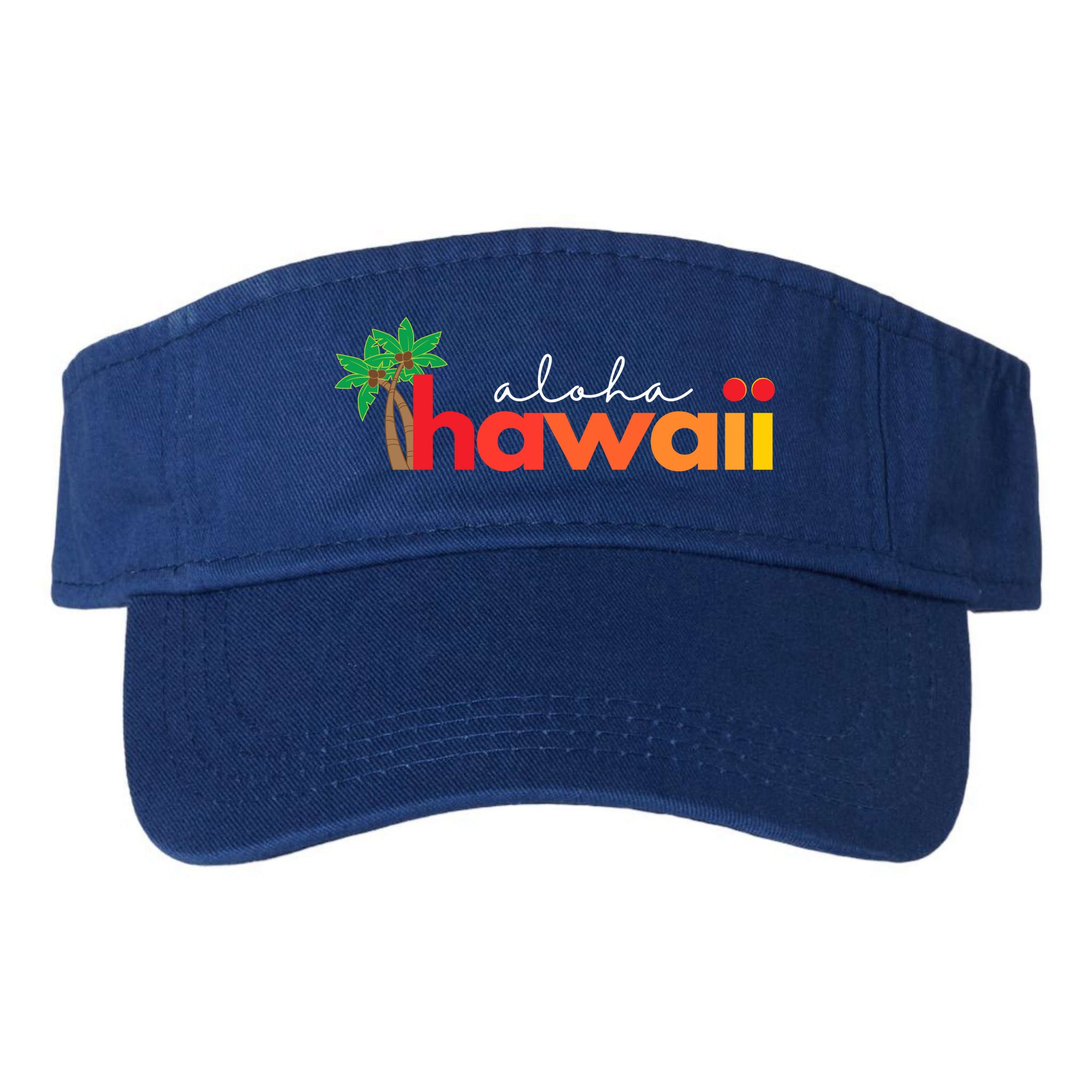Aloha Hawaii Tropical Vacation Visor
