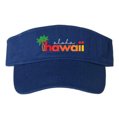 Aloha Hawaii Tropical Vacation Valucap Bio-Washed Visor