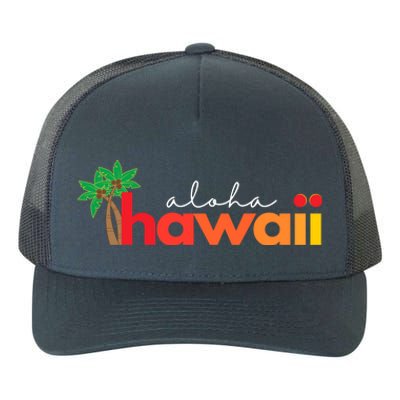 Aloha Hawaii Tropical Vacation Yupoong Adult 5-Panel Trucker Hat