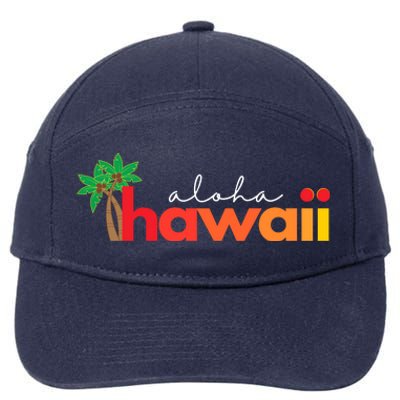 Aloha Hawaii Tropical Vacation 7-Panel Snapback Hat