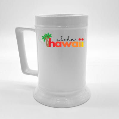 Aloha Hawaii Tropical Vacation Beer Stein