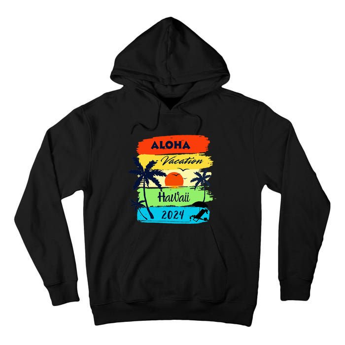 Aloha Hawaii Tropical Family Vacation Tribal Polynesian Luau Tall Hoodie