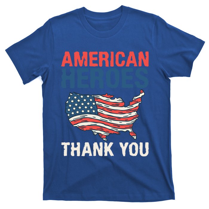 American Heroes Thank You Memorial Day Cute Gift T-Shirt