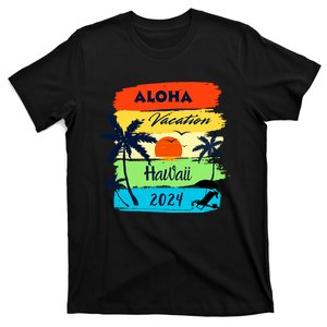 Aloha Hawaii Tropical Family Vacation Tribal Polynesian Luau T-Shirt