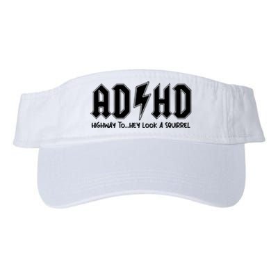 Adhd Highway To Hey Look A Squirrel Valucap Bio-Washed Visor