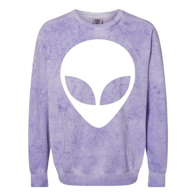 Alien Head T Shirt UFO Aliens T Shirt Colorblast Crewneck Sweatshirt