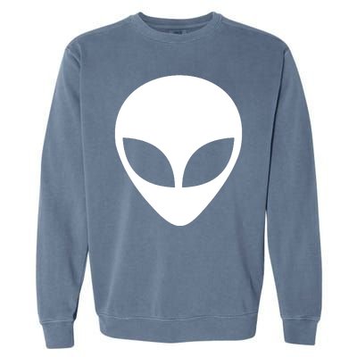 Alien Head T Shirt UFO Aliens T Shirt Garment-Dyed Sweatshirt