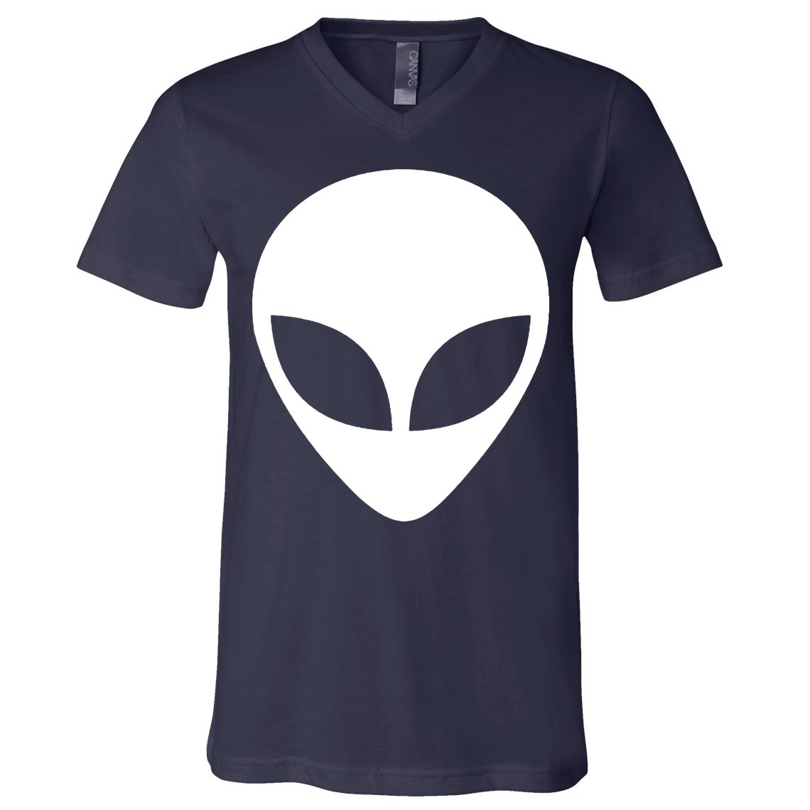 Alien Head T Shirt UFO Aliens T Shirt V-Neck T-Shirt
