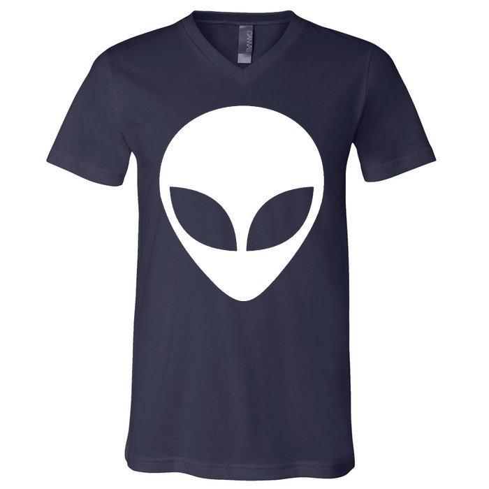 Alien Head T Shirt UFO Aliens T Shirt V-Neck T-Shirt