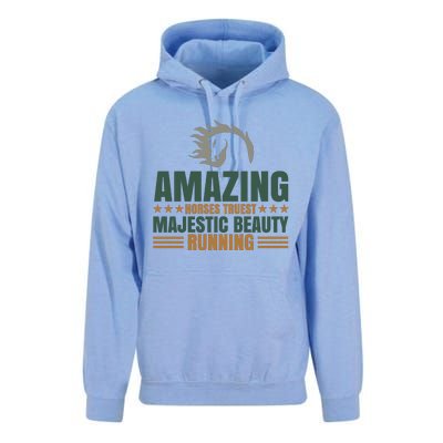 Amazing Horses Trust Majestic Beauty Running Unisex Surf Hoodie