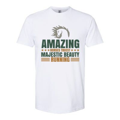 Amazing Horses Trust Majestic Beauty Running Softstyle CVC T-Shirt