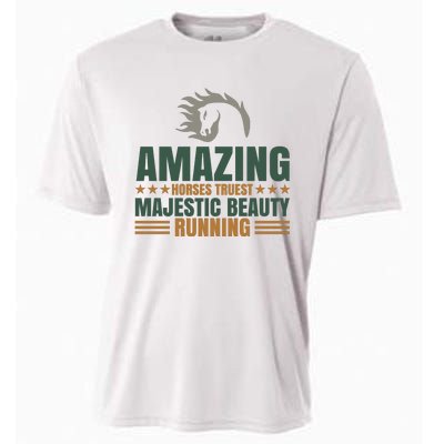 Amazing Horses Trust Majestic Beauty Running Cooling Performance Crew T-Shirt