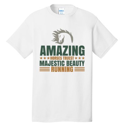 Amazing Horses Trust Majestic Beauty Running Tall T-Shirt