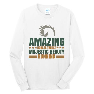 Amazing Horses Trust Majestic Beauty Running Tall Long Sleeve T-Shirt