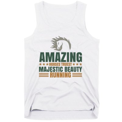 Amazing Horses Trust Majestic Beauty Running Tank Top