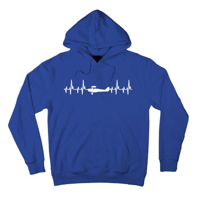 Airplane Heartbeat Tee Pilot Airplanes Pilots Christmas Gift Hoodie