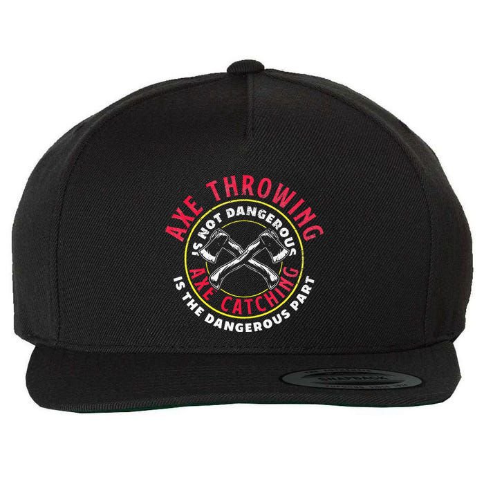 Axe Hatchet Throwing Ax Thrower Axe Catching Wool Snapback Cap