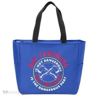 Axe Hatchet Throwing Ax Thrower Axe Catching Zip Tote Bag