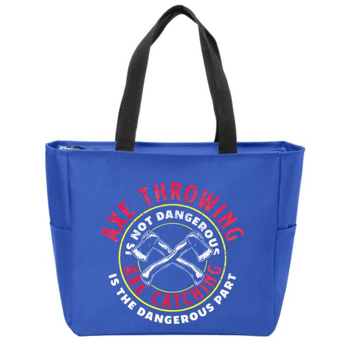 Axe Hatchet Throwing Ax Thrower Axe Catching Zip Tote Bag