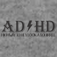 ADHD Highway To Hey Look A Squirrel 7-Panel Snapback Hat