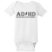 ADHD Highway To Hey Look A Squirrel Baby Bodysuit