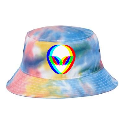 Alien Head Trippy Vaporwave Techno Rave Edm Music Festival Tie Dye Newport Bucket Hat