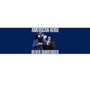 American Hero Trump Survive Assassination Attempt Premium Bumper Sticker