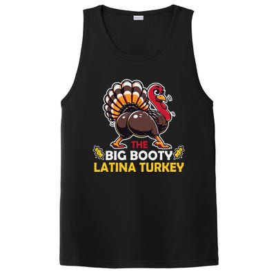 Adult Humor Thanksgiving Big Booty Latina Turkey Matching PosiCharge Competitor Tank