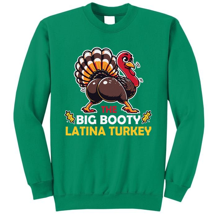 Adult Humor Thanksgiving Big Booty Latina Turkey Matching Sweatshirt