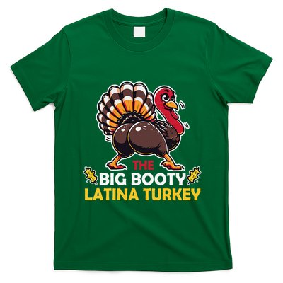 Adult Humor Thanksgiving Big Booty Latina Turkey Matching T-Shirt