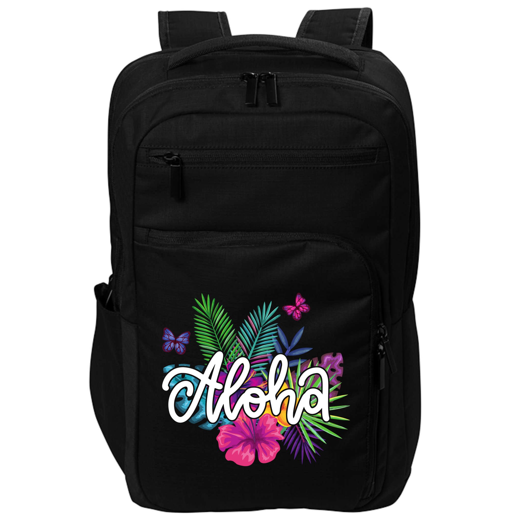 Aloha Hawaii Tropical Beach Impact Tech Backpack