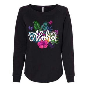 Aloha Hawaii Tropical Beach Womens California Wash Sweatshirt