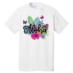 Aloha Hawaii Tropical Beach Tall T-Shirt