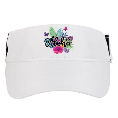 Aloha Hawaii Tropical Beach Adult Drive Performance Visor