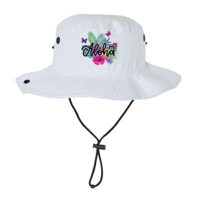 Aloha Hawaii Tropical Beach Legacy Cool Fit Booney Bucket Hat