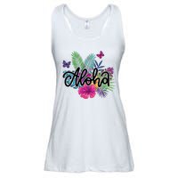 Aloha Hawaii Tropical Beach Ladies Essential Flowy Tank